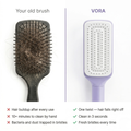 VORA Self-Cleaning Hairbrush