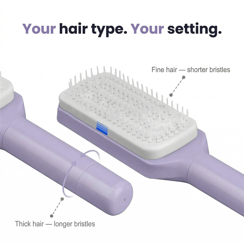 VORA Self-Cleaning Hairbrush - 9